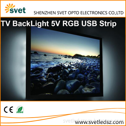 SMD5050 Waterproof Micro USB Flexible LED Strip Light RGB for Notebook Computer PC Laptop Backlight with USB Port Cable DC5V